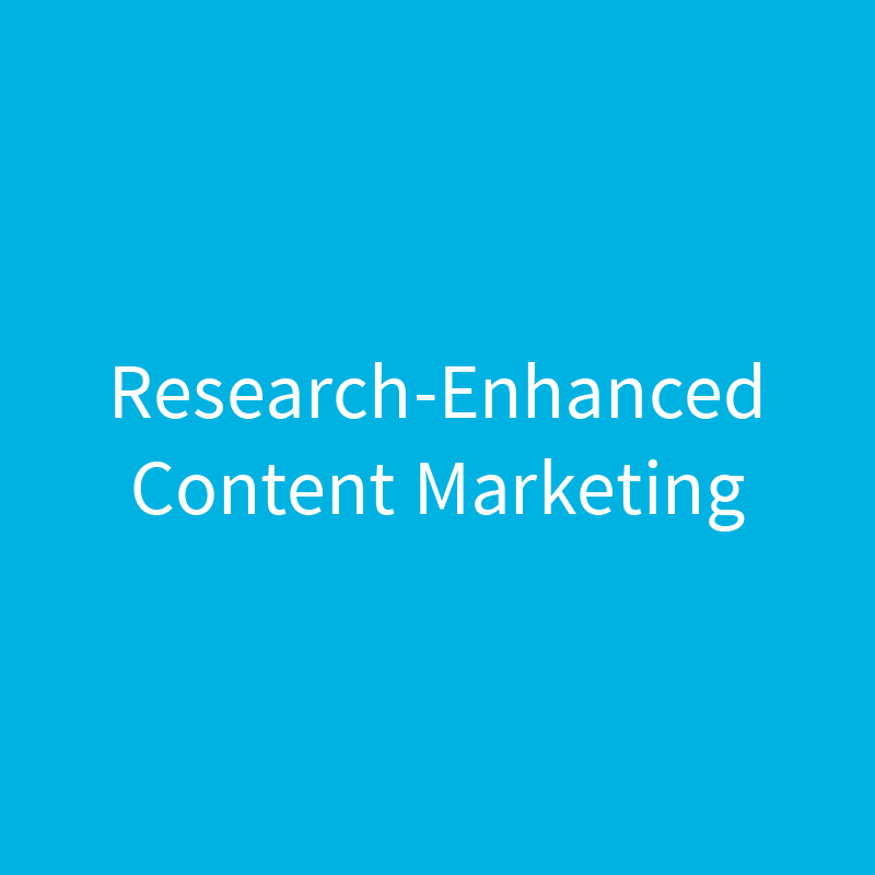 Research Enhanced Content Marketing
